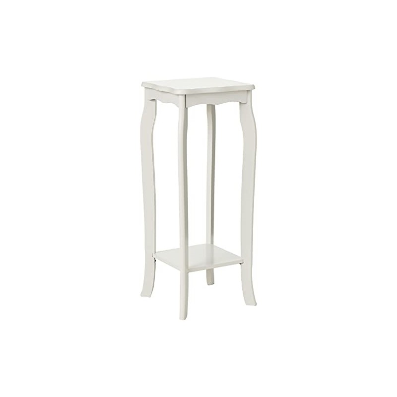 Frenchi Home Furnishing 2 Tier Plant Stand, WHITE
