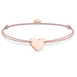 THOMAS SABO Little Secret Heart Women's Bracelet 925 Sterling Silver, Silver, Rose-Gold