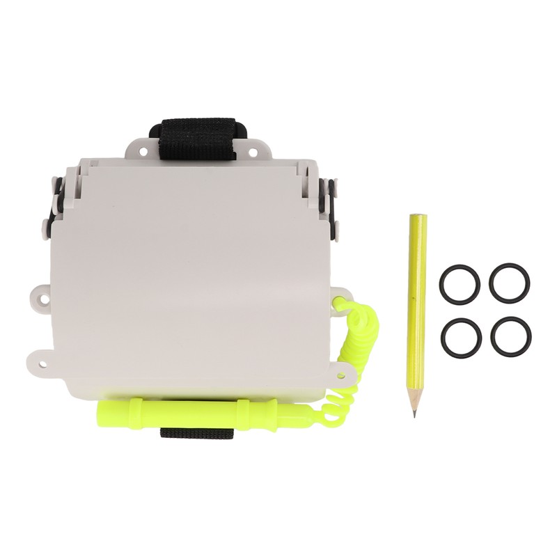 3 Panels Wrist Writing Dive Slate with Pencil Scuba Diving