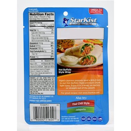 Starkist Tuna Creations, Hot Buffalo Style, Single Serve 2.6-Ounce Pouch (Pack of 5)