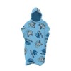 Cronulla Sharks NRL Rugby League Kids Youth Hooded Beach Towel