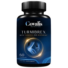 Covalis Nutrition Turmibrex Organic Turmeric Curcumin Supplement | 95% Curcuminoids with BioPerine | Joint Support & Antioxidant | 60 Veggie Capsules