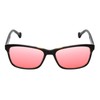 Calabria Poppy Rectangular Pink Tint FL-41 Reading Glasses +3.50 Black/Tortoise