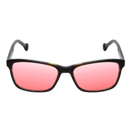 Calabria Poppy Rectangular Pink Tint FL-41 Reading Glasses +3.50 Black/Tortoise Women Blue Light Sensitive FL41 Readers