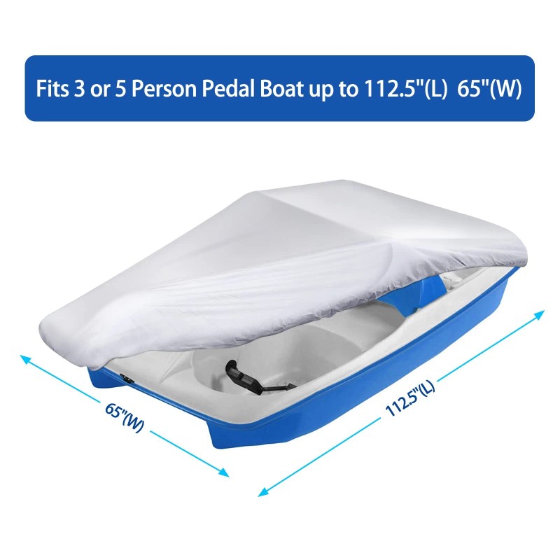 Icover Pedal Boat Cover, Fits 3 Or 5 Person Paddle