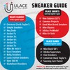 uLace Classic No-Tie Shoelaces - Graydient Elastic Shoe Laces for