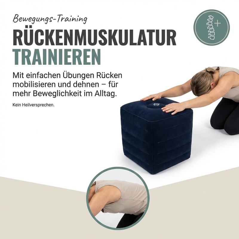 ATC Handels GmbH Inflatable Relaxation Cube with Pump - Step