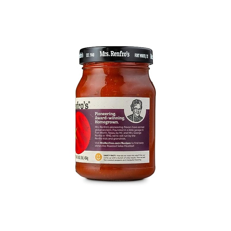 Mrs. Renfro’s Roasted Salsa – Gluten Free (16-oz. jars, 4-pack)