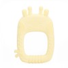 Loulou Lollipop Wild Silicone Baby Teether - Giraffe Yellow