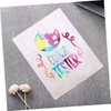 COHEALI 6pcs Heat Transfer Vinyl for DIY Projects Rainbow Cloud