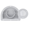 ToughGrade RV ATV Cargo Trailer Side Air Vent White