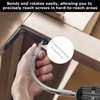 Pack of 2 bit extensions, flexible shaft, bit extension, bit