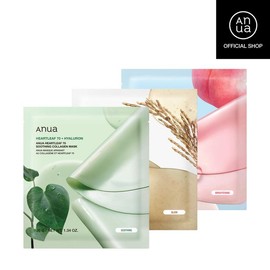 Anua Triple Collagen Mask Collection (38g x 12 Sheets) – Korean Skincare for Glass Skin, Moisturizing, Brightening, Firming & Calming Care