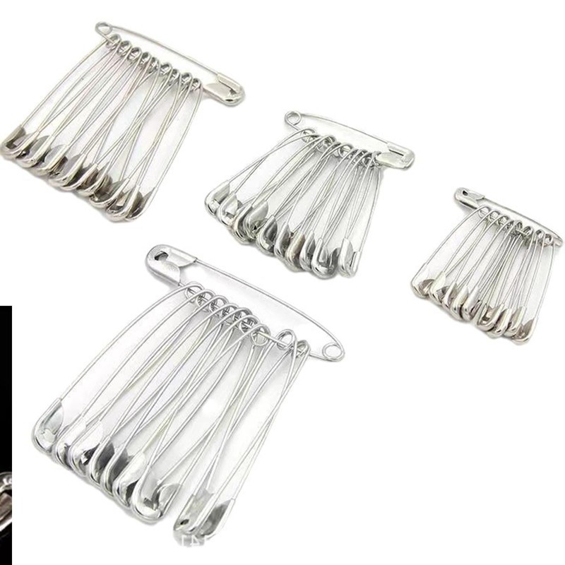 Extra Large Safety Pins Size 4 (55mm) - Silver (Pack
