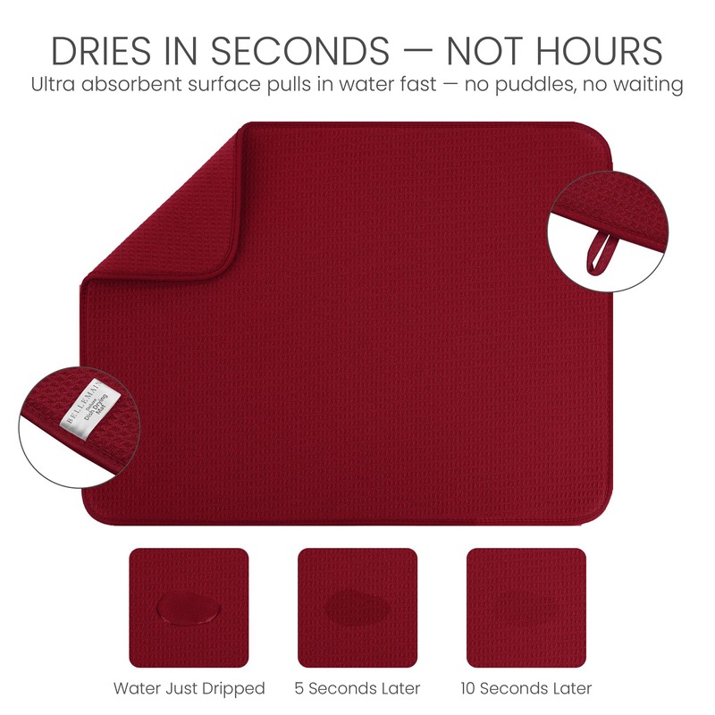 Bellemain XXL Dish Mat 24" x 17" ( LARGEST MAT