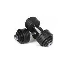 Unipack 105lbs Adjustable Dumbbell Set One Pair of Adjustable Dumbbells Kits - 105 Lbs (52.5lbs X 2pc)