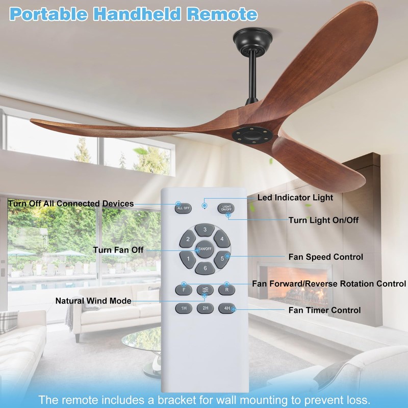 72" Remote Control and Receiver Kit, Replacement Ceiling Fan Remote