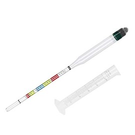 Medidor de Hidrómetro con Escalas de Densidad de Etanol de Azúcar, Instrumento de Medición de Elaboración de Cerveza Y Vino para el Kit de Prueba de Fabricación de Vino Y Cerveza
