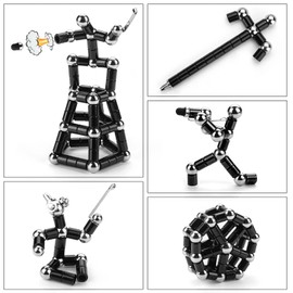 Tigerhu Tigerhu Fidget Pen, Magnetischer Kugelschreiber, Magnet Stift, Lustig Multifunktions Magnetstift, Stressabbau Druckkugelschreiber für Männer, Frauen, Kinder, Vatertagsgeschenk