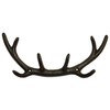 Dekowunder Deer Antlers Wall Hook Coat Rack Cast Iron Antique