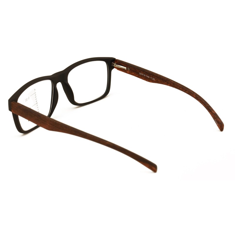 V.W.E. Men Rectangular Progressive Reading Glasses - No Line Clear
