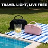 Makeup Bag,Quilted Puffer Cosmetic Bag for Women, 180° Lay-Flat Travel