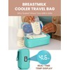 WIBOND Breast Milk Cooler Travel Bag, Real-Time Temperature Display, Holds