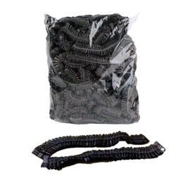 OULIGET Potty Chair Liners with Elastic, Portable Potty Training Bags, Potty Refill Liners Disposable for Toddlers Kids and Baby,Toilet Seat Cover,17x8Inches,Black