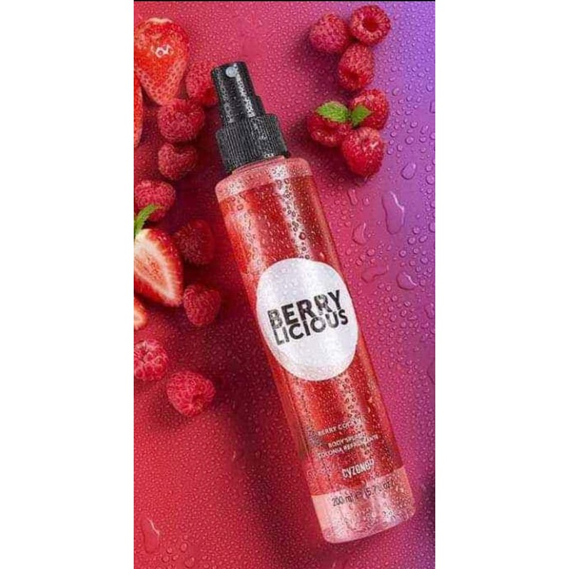 Cyzone Berrylicious Berry Cocktail Refreshing Body Splash 6.7 fl. oz.