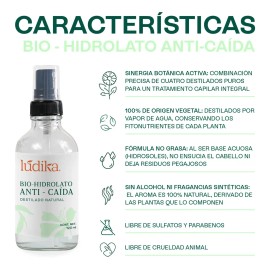 Hidrolato Anticaída Puro Fortalece Estimula 120
