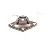 304 Stainless Steel M5 Heavy Duty Eye Plate Diamond Dech