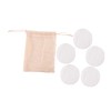 FOMIYES 6pcs Cotton Rounds Makeup Remover Pads Cotton Makeup Remover
