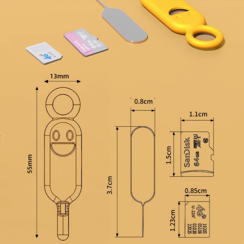Ultimate Sim Card Removal Tool - SIM Ejector Tool Kit,