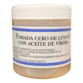 Pomada Cebo De Coyote Con Aceite De Víbora 120 Gr (5 Piezas)