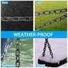 1/3'' x 16.4 Ft Black Chain for Hanging, Heavy Duty