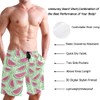 visesunny Hot Summer Watermelon Print Men Beach Shorts Swim Trunks