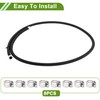 X AUTOHAUX 3/16" Fuel Line Kit 4.49ft Vacuum Hose Automotive