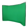 13.12*7.87ft Photography Backdrop Stand Kit with Green Cloth For Photo