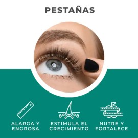 Kit Pestañas Y Cejas Perfectas | Aceite De Ricino 100% Natural + Contenedor Y Aplicador De Rimel | Tratamiento Natural Para El Crecimiento | Restaura 
