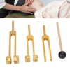 3 Pcs Aluminium Alloy Tuning Fork Set 128 256 512Hz