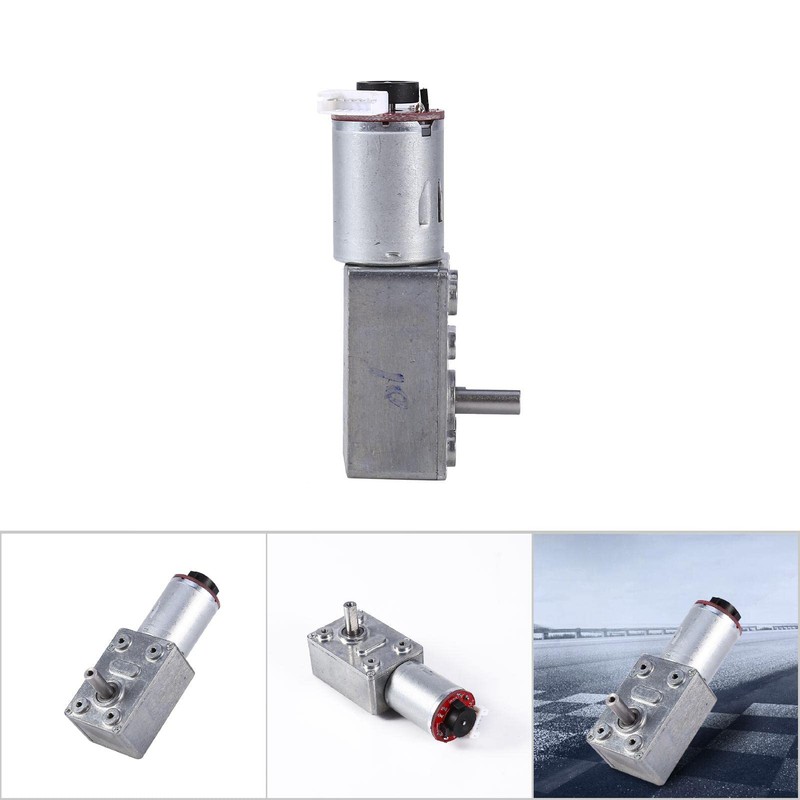 DC 12V High Worm Geared Motor Reduction Motor with Encoder