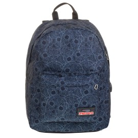 Seven ISCHOOLPACK School Bag Spacious School Bag for Teenagers, Girls and Boys, with Laptop Compartment & USB Port, Multicoloured