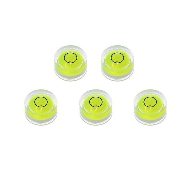 5pcs Round Bubble Level Mini Spirit Level Bullseye Level Measurement