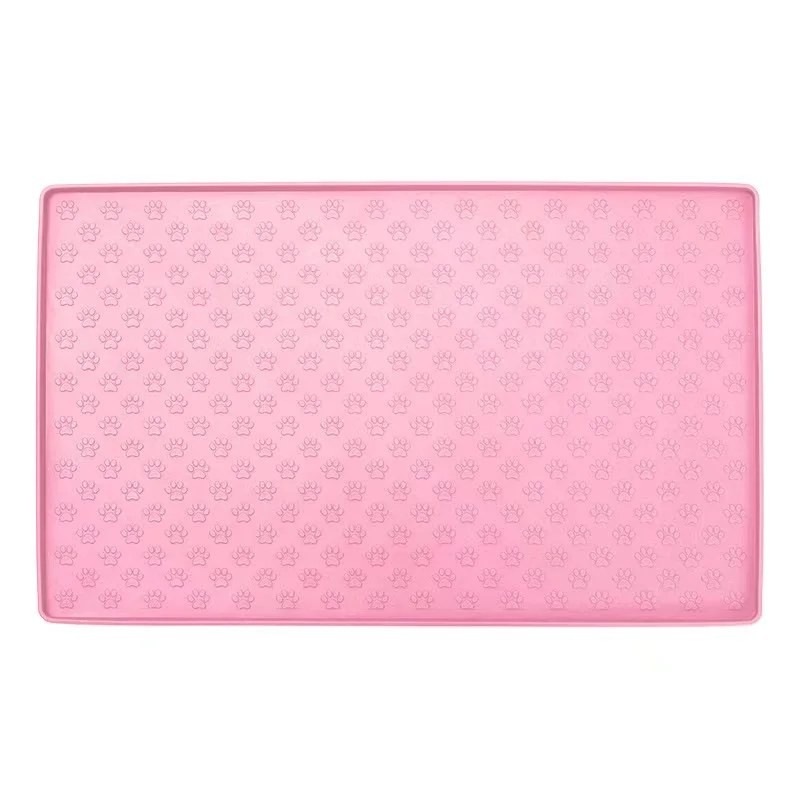 Silicone Pet Food Mat – Waterproof Dog Bowl Mat, Non