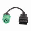 9 Pin Male Head to 16 Pin OBD2 Truck Diagnostic