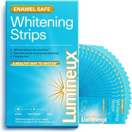 Lumineux Teeth Whitening Strips 7 Treatments - Enamel Safe - Whitening without t