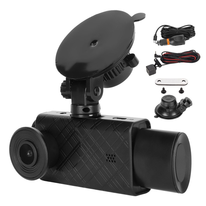 2in Dash Cam Camera 3 Lens DC12 to 24V 1920x1080P