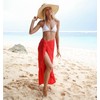 SHU-SHI - Women's Beach Sarong/Pareo - Wear Over Swimsuits, turquoise