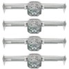 (4-Pack) Ceiling Fan Mounting Bracket with Adjustable Bar Hanger, 1-1/2''