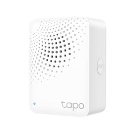 TP-Link Tapo Smart IoT Hub with Chime, Smart Home Security System, Low-Power Wireless, Long Range Connections, Smart Alarm & Doorbell, Up to 64 Devices, 19 Ringtones, Plug & Play (Tapo H100)
